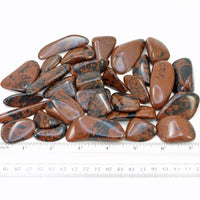 Gem-grade Mahogany Obsidian Tumbled Stones