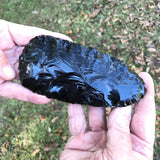 Black Obsidian Axe Blade