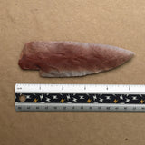 Colored Novaculite Knapped Stone Knife Blade