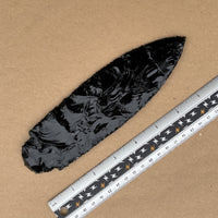 large black obsidian blade