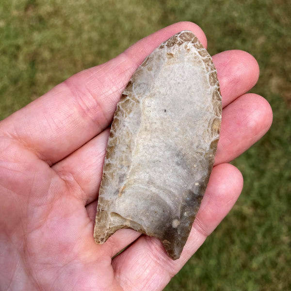 Antiqued Replica Folsom Point Knapped Texas Chert Native Way Online