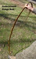 Strung undecorated Osage Bow