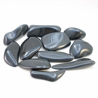 Group of polished dacite palm stones