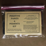 Packaged Primitive Paints & Pigments Kit in resealable bag