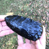 Black Obsidian Axe Blade