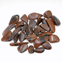Tumbled mahogany obsidian stones assortment